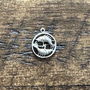 Sterling Silver Pisces Charm